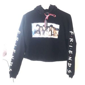 Friends Cropped Hoodie
